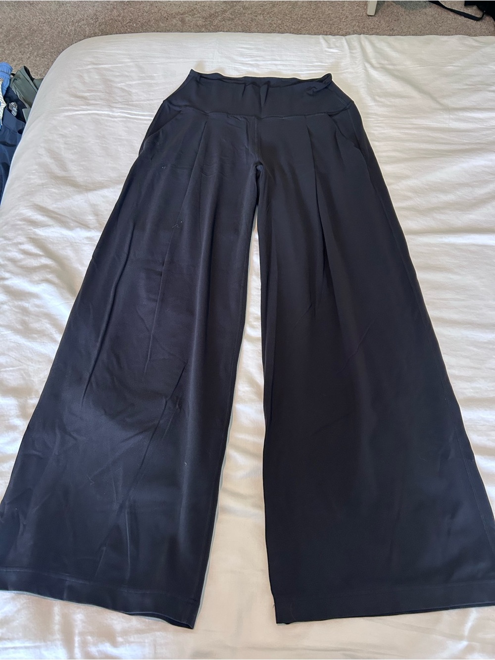 LULULEMON ALIGN PALAZZO Wide-Leg Black Women's Pants (8)